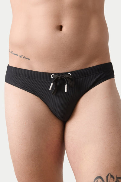 SURGE Swim Briefs - Black - AWRY