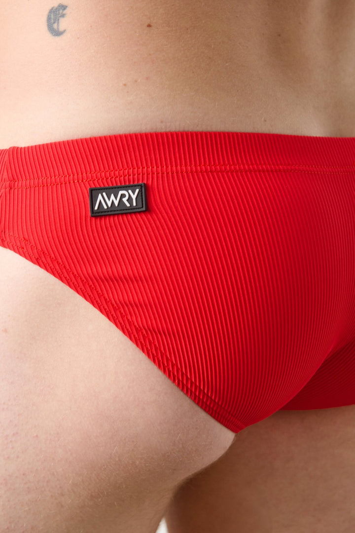 SURGE Swim Briefs - Red - AWRY