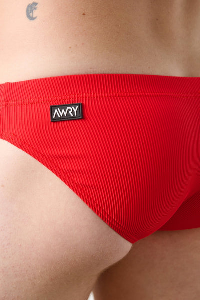 SURGE Swim Briefs - Red - AWRY