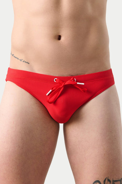 SURGE Swim Briefs - Red - AWRY