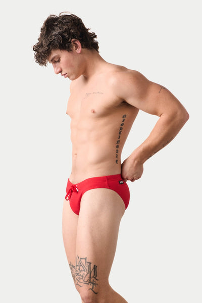 SURGE Swim Briefs - Red - AWRY