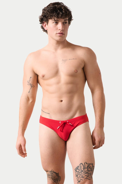 SURGE Swim Briefs - Red - AWRY