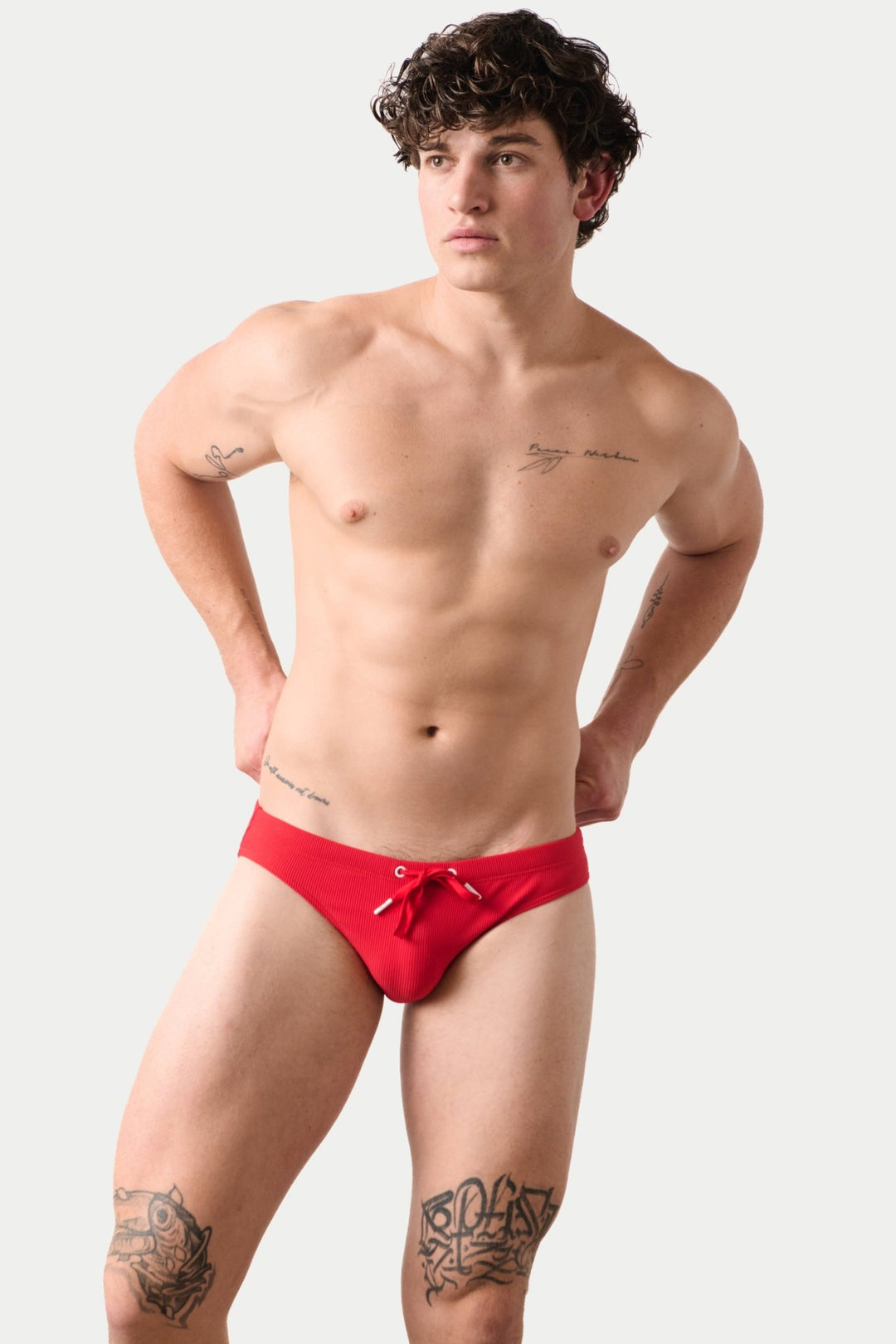 SURGE Swim Briefs - Red - AWRY