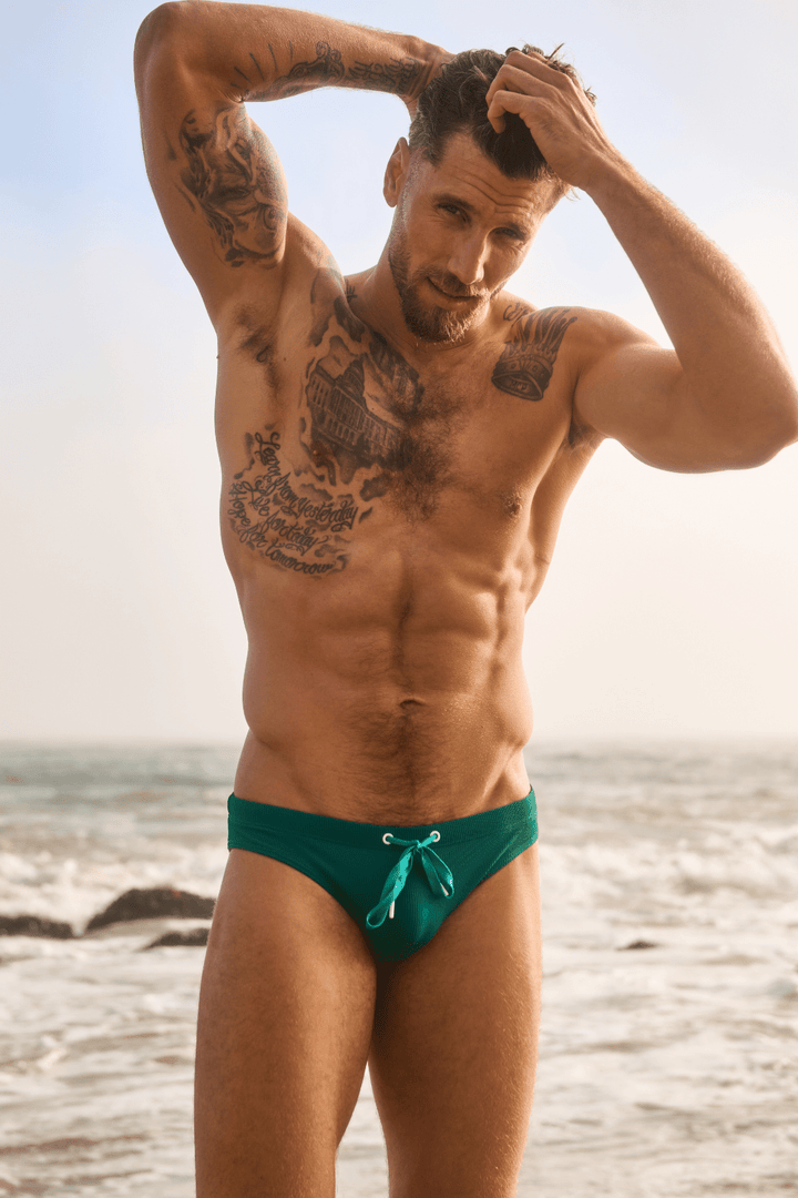SURGE Swim Briefs - Teal - AWRY