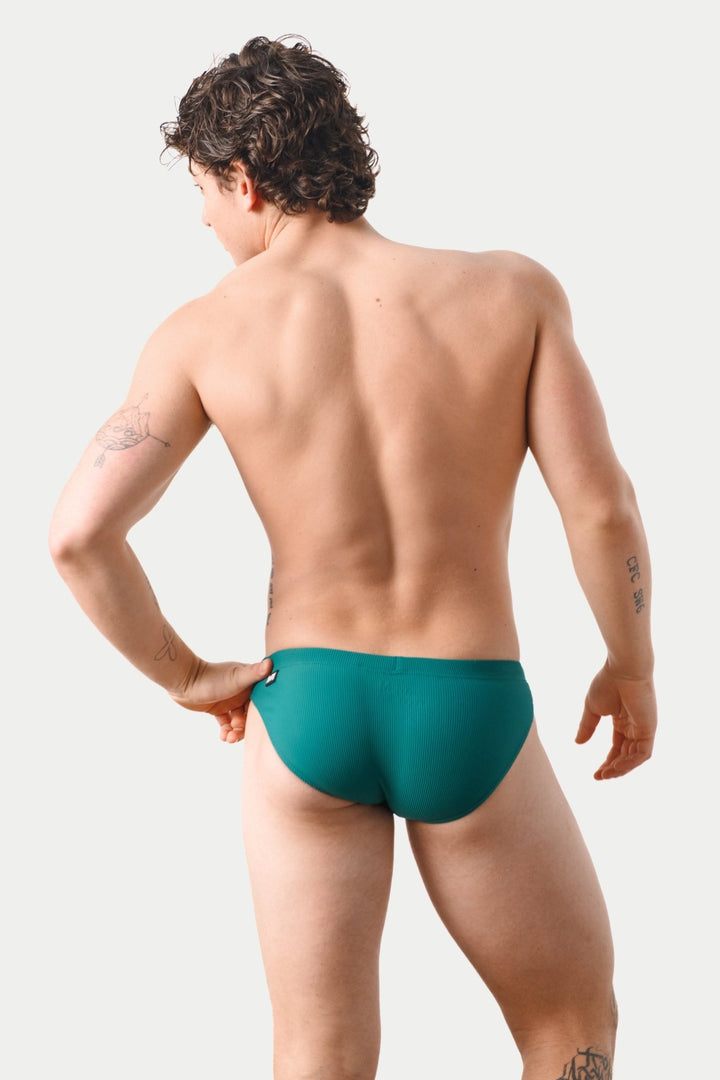 SURGE Swim Briefs - Teal - AWRY