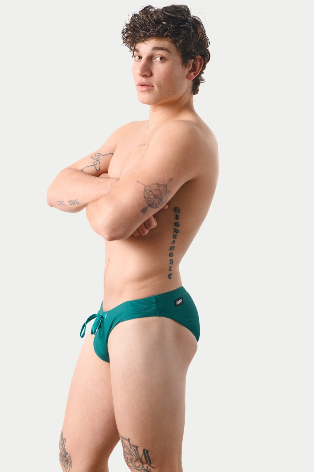 SURGE Swim Briefs - Teal - AWRY