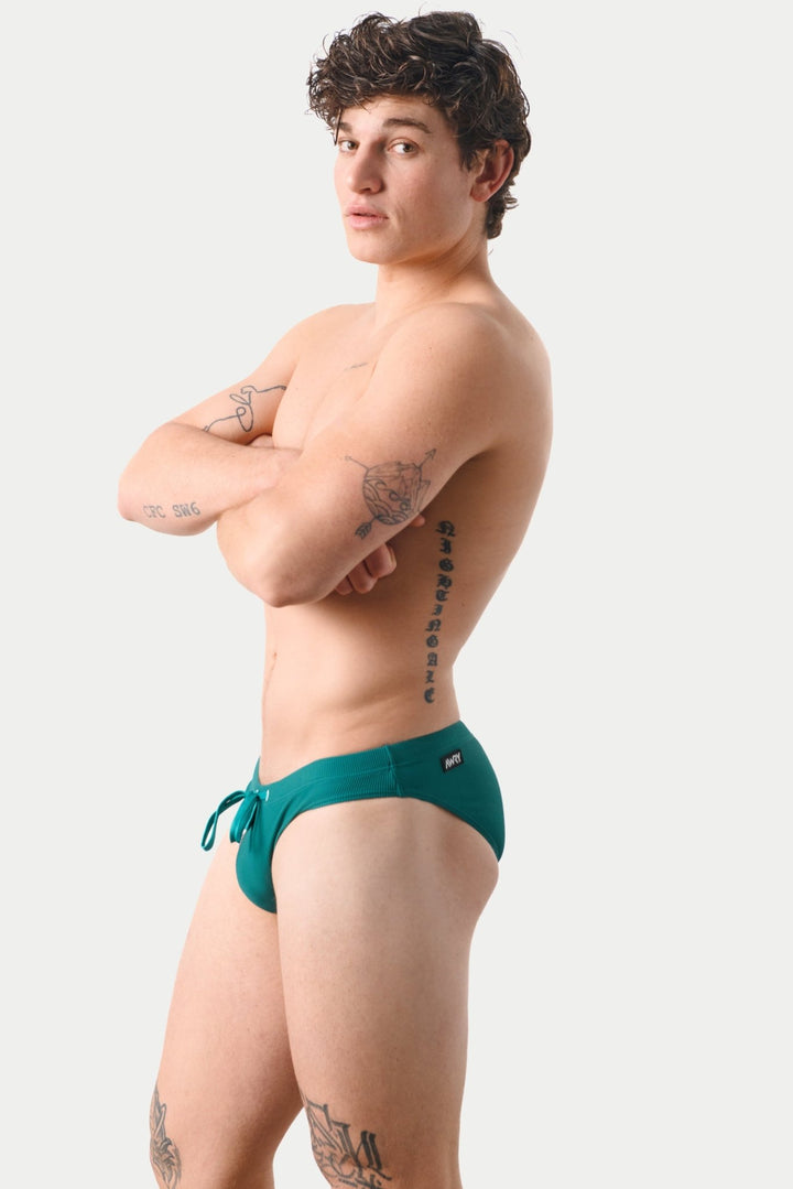 SURGE Swim Briefs - Teal - AWRY