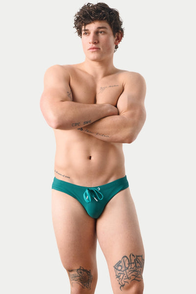 SURGE Swim Briefs - Teal - AWRY