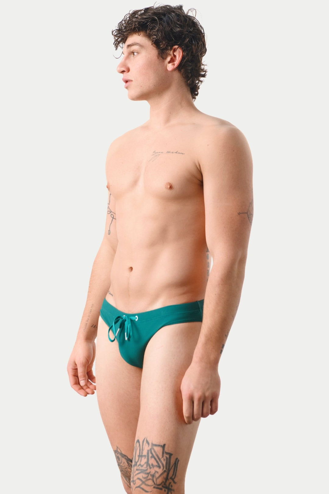 SURGE Swim Briefs - Teal - AWRY