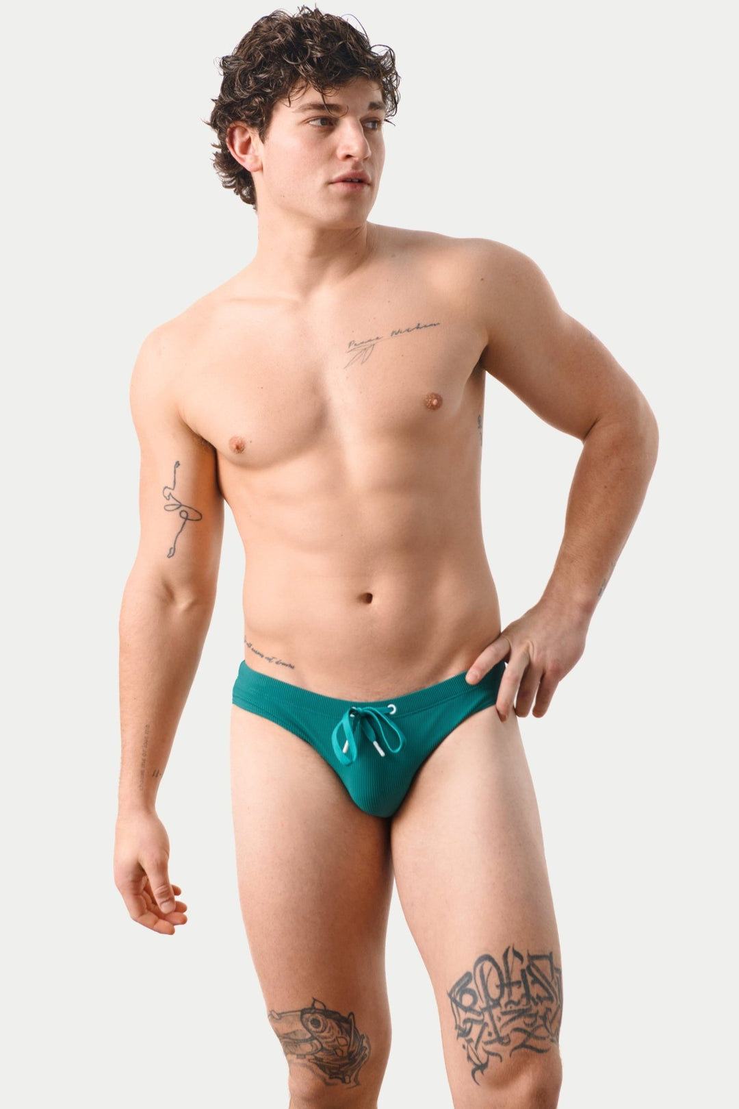 SURGE Swim Briefs - Teal - AWRY