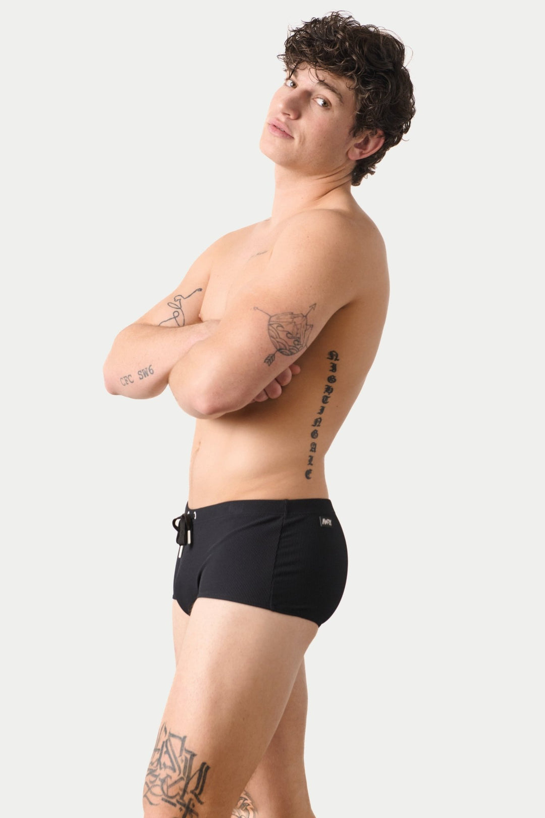 SURGE Swim Sunga - Black - AWRY