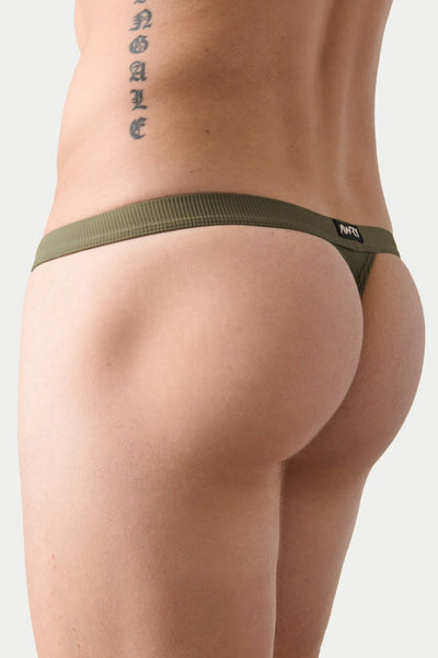 SURGE Swim Thong - Army Green - AWRY