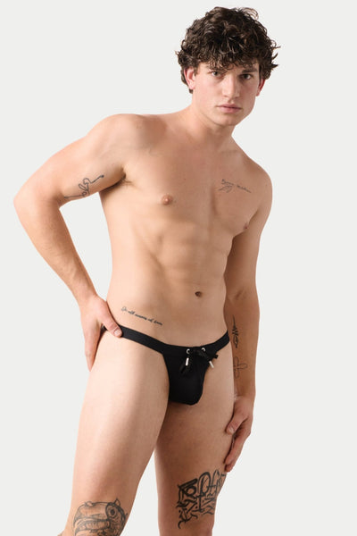 SURGE Swim Thong - Black - AWRY