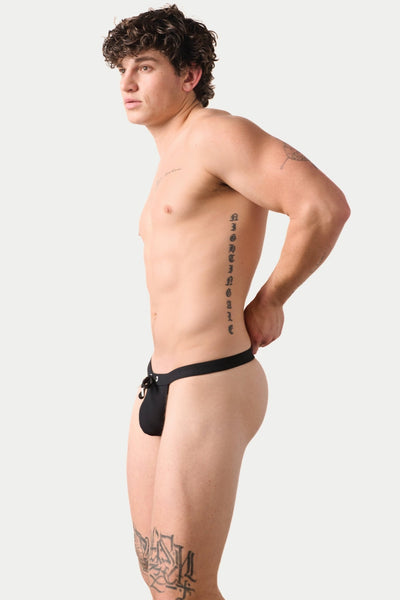 SURGE Swim Thong - Black - AWRY