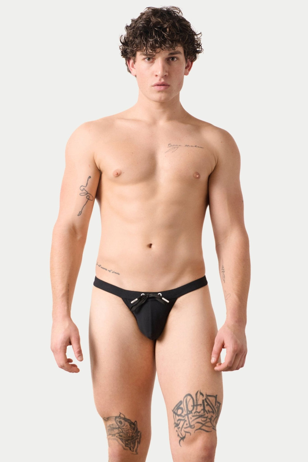SURGE Swim Thong - Black - AWRY