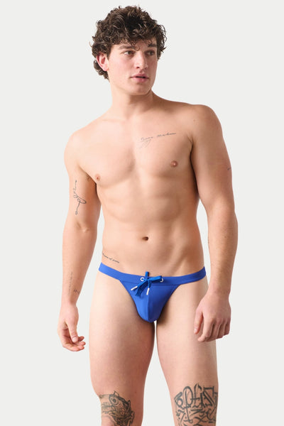 SURGE Swim Thong - Blue - AWRY