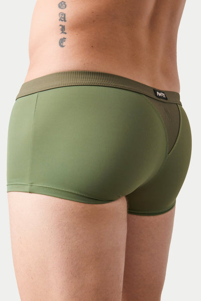 SURGE Swim Thong Trunks - Army Green - AWRY