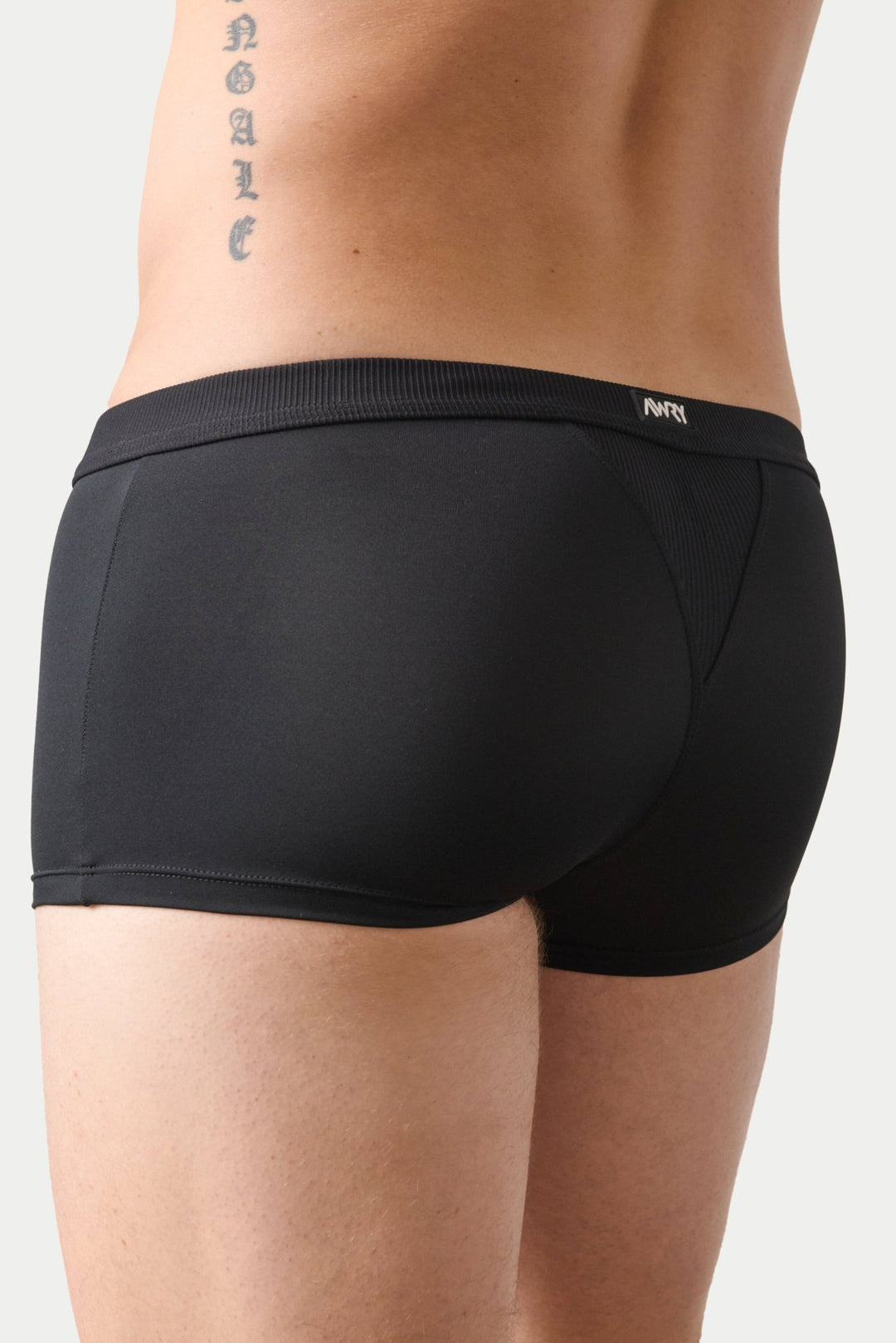 SURGE Swim Thong Trunks - Black - AWRY