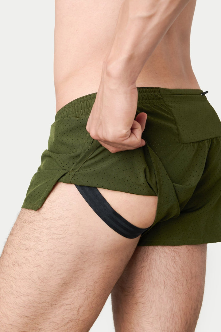 SWIFT Jock Shorts - Army Green - AWRY