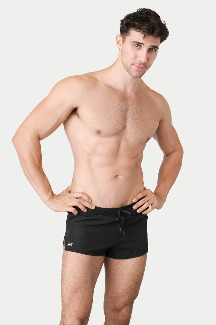 SWIFT Jock Shorts - Black - AWRY