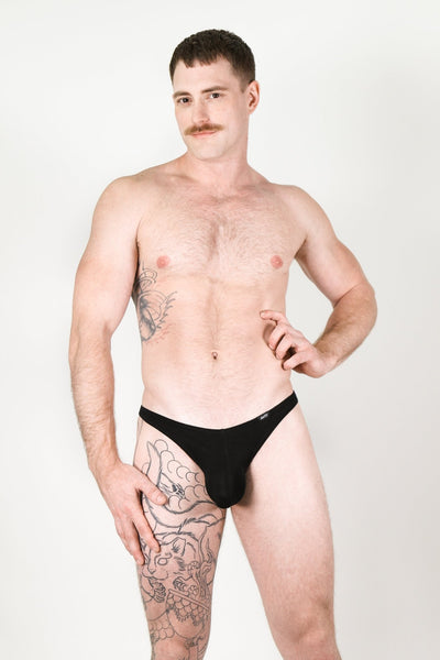 TEASE Thong - Black - AWRY