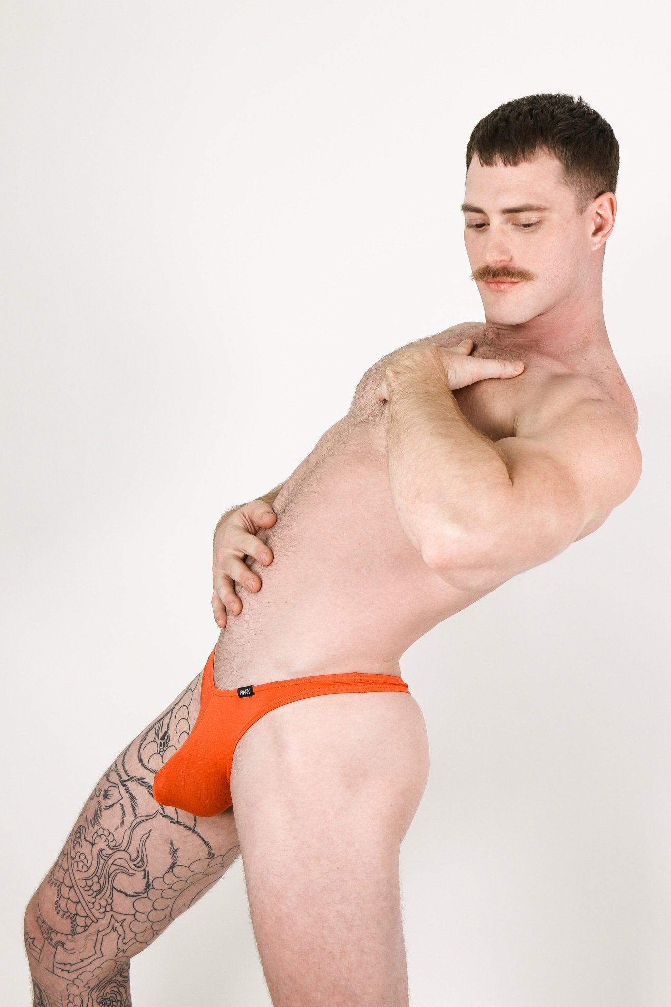 TEASE Thong - Burnt Orange - AWRY