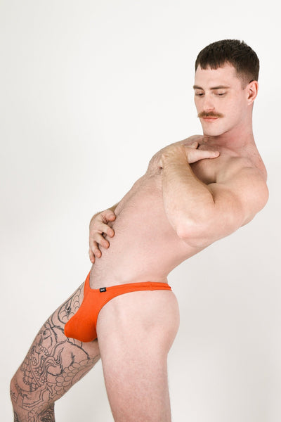TEASE Thong - Burnt Orange - AWRY