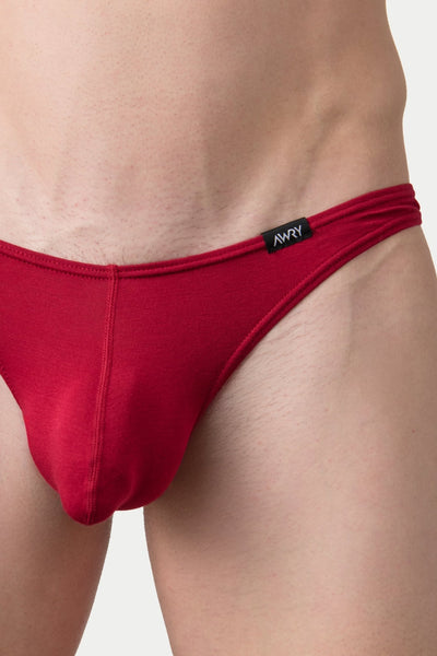 TEASE Thong - Maroon - AWRY