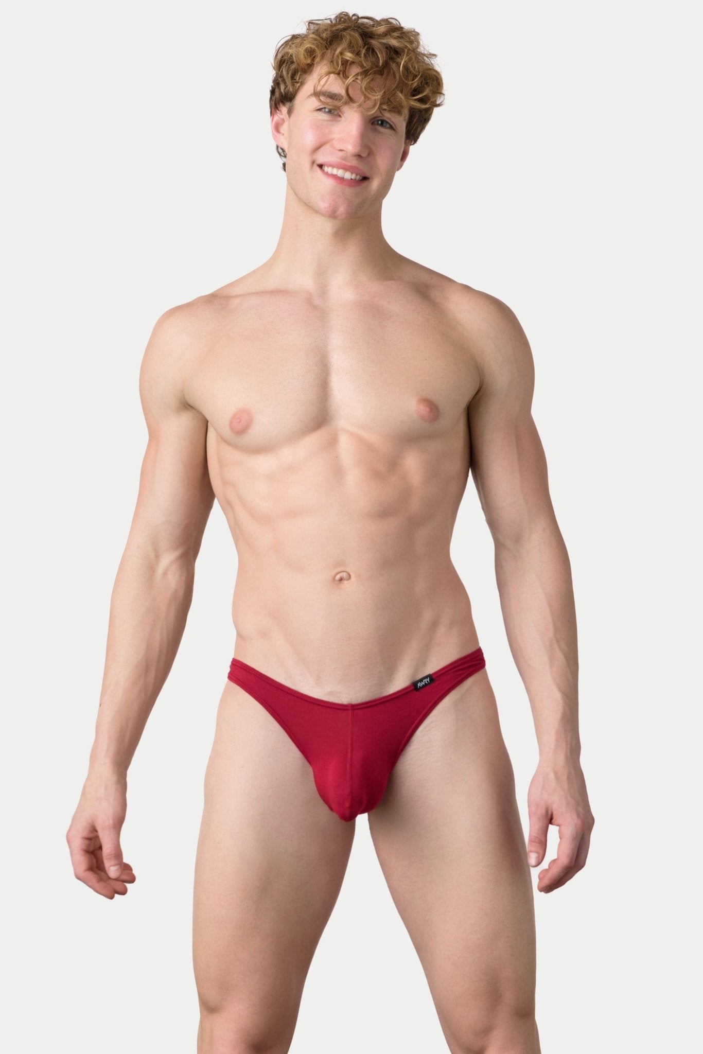 TEASE Thong - Maroon - AWRY