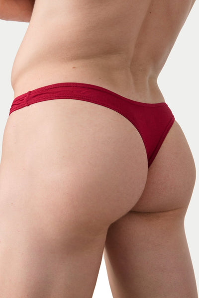 TEASE Thong - Maroon - AWRY