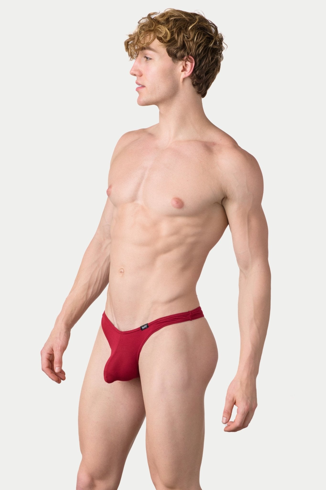 TEASE Thong - Maroon - AWRY