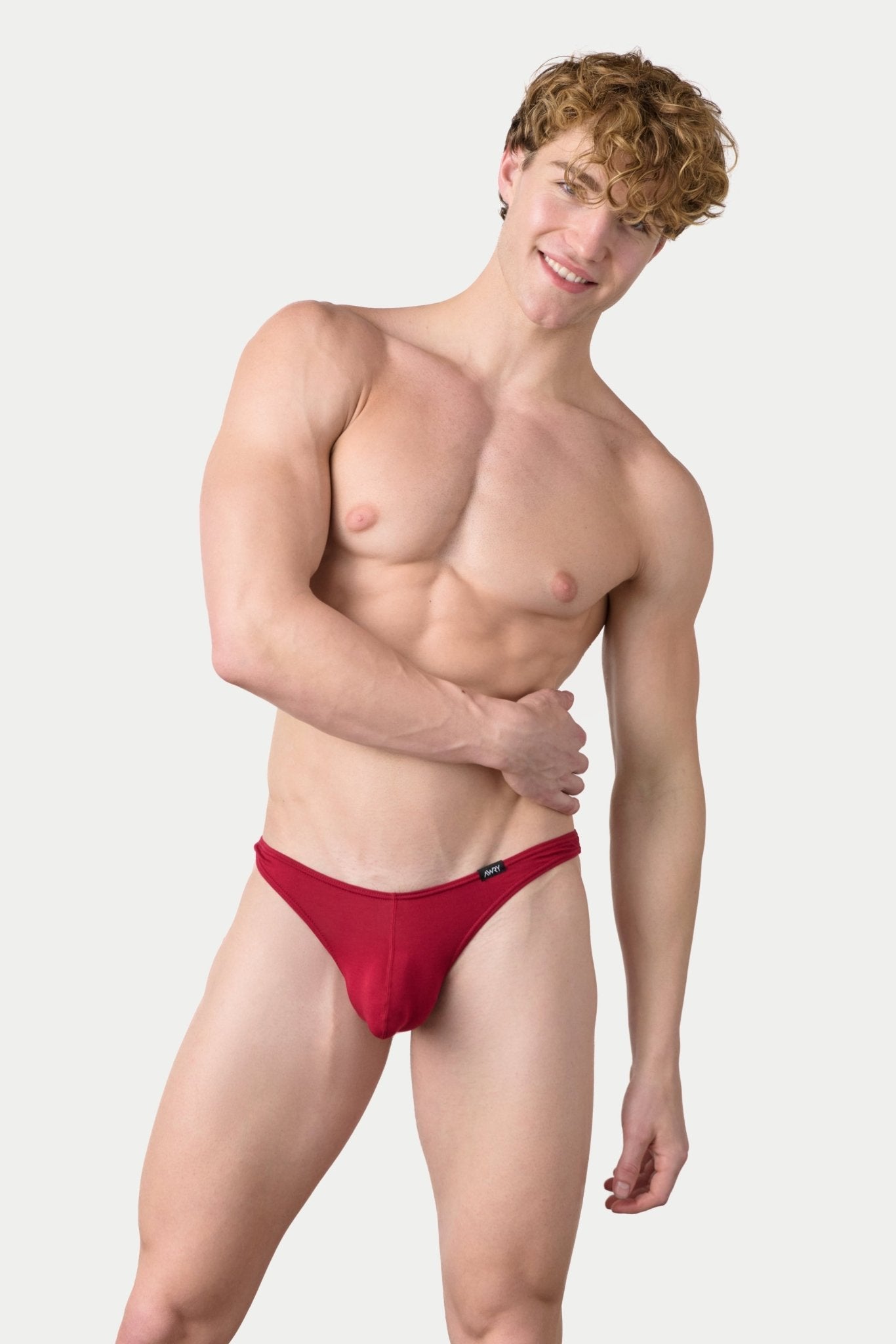 TEASE Thong - Maroon - AWRY