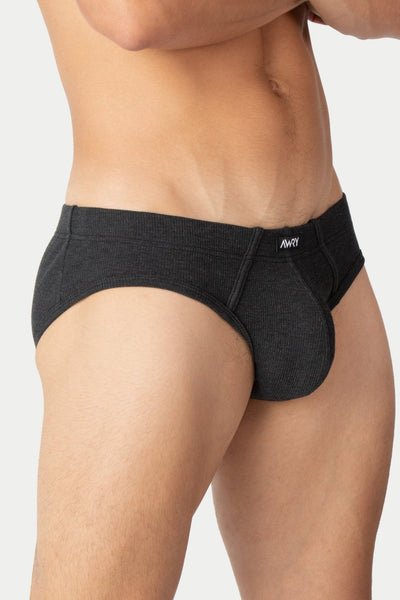 TEXTURE Briefs - Black - AWRY