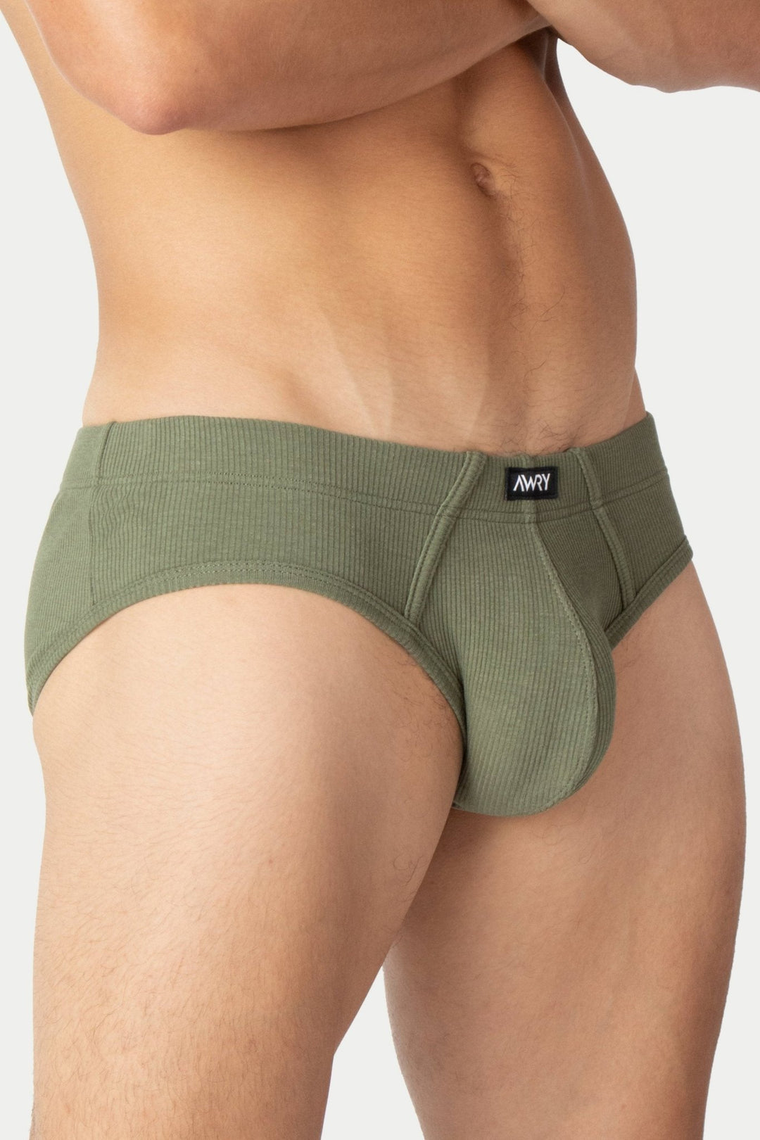 TEXTURE Briefs - Moss Green - AWRY