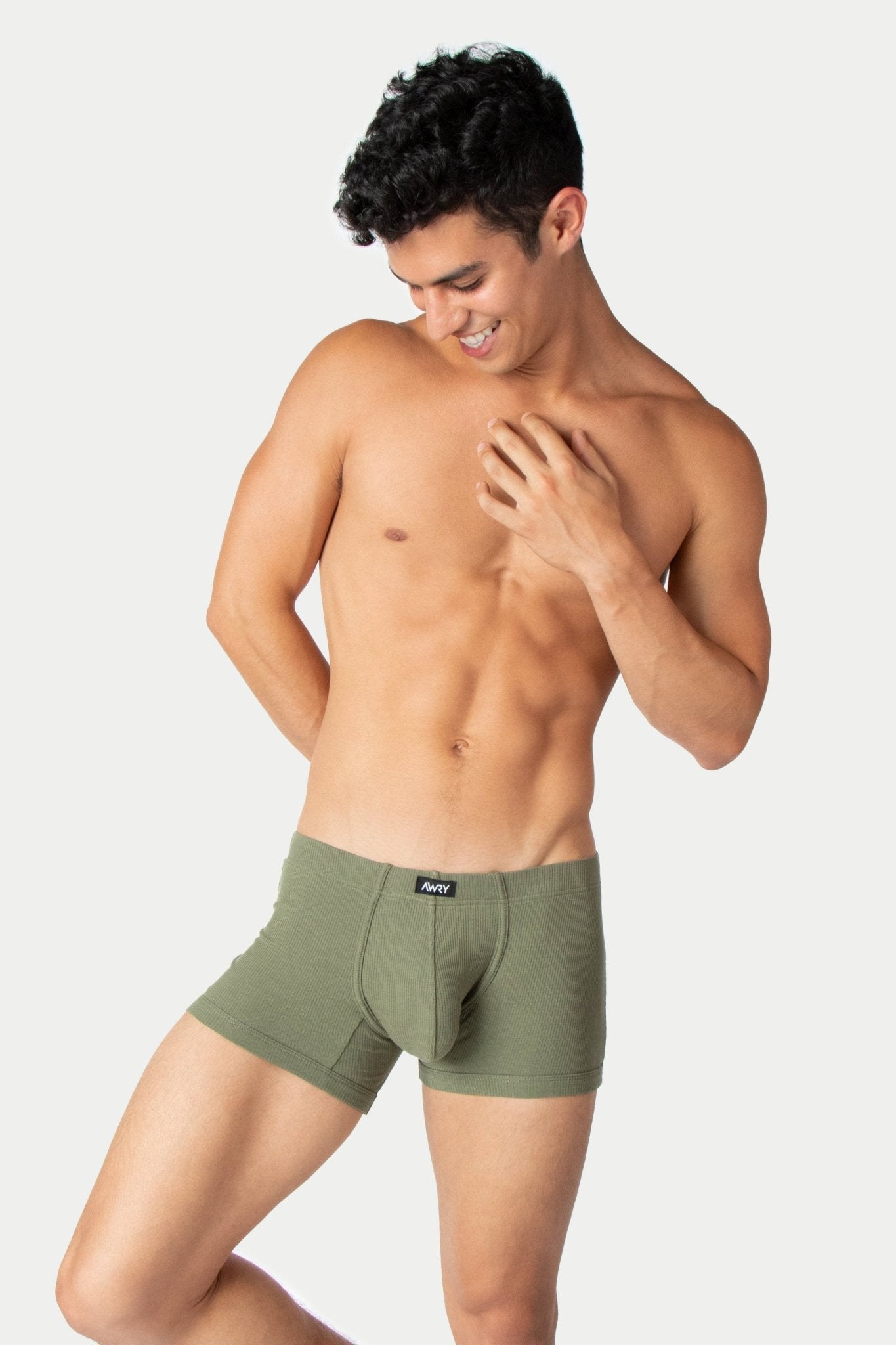 TEXTURE Trunks - Moss Green - AWRY