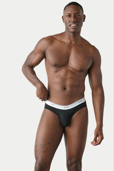 THROWBACK Briefs - Black - AWRY