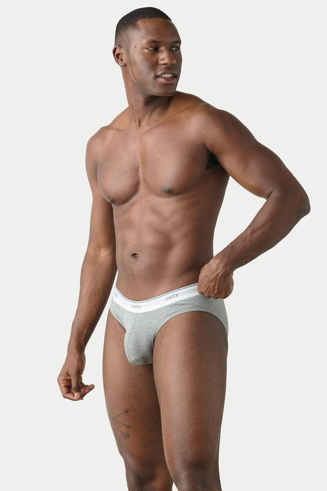 THROWBACK Briefs - Heather Gray - AWRY