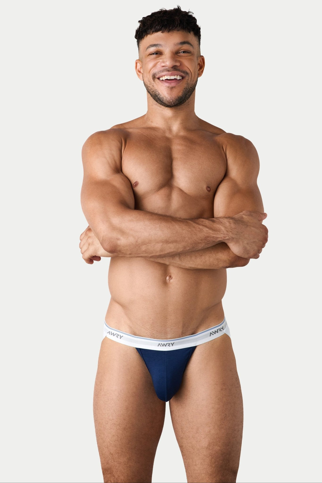 THROWBACK Jock Thong - Navy - AWRY