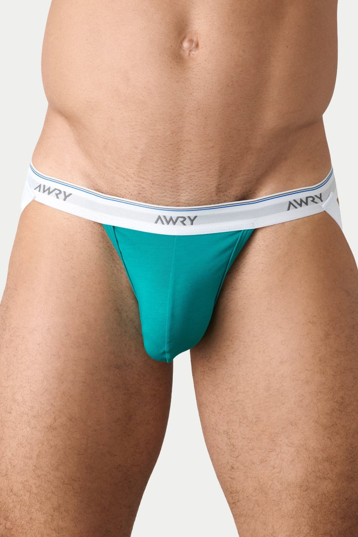 THROWBACK Jock Thong - Teal - AWRY
