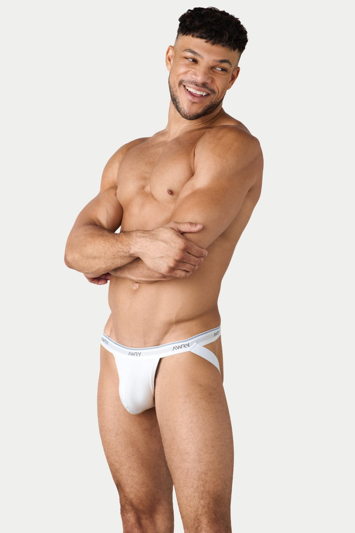 THROWBACK Jock Thong - White - AWRY