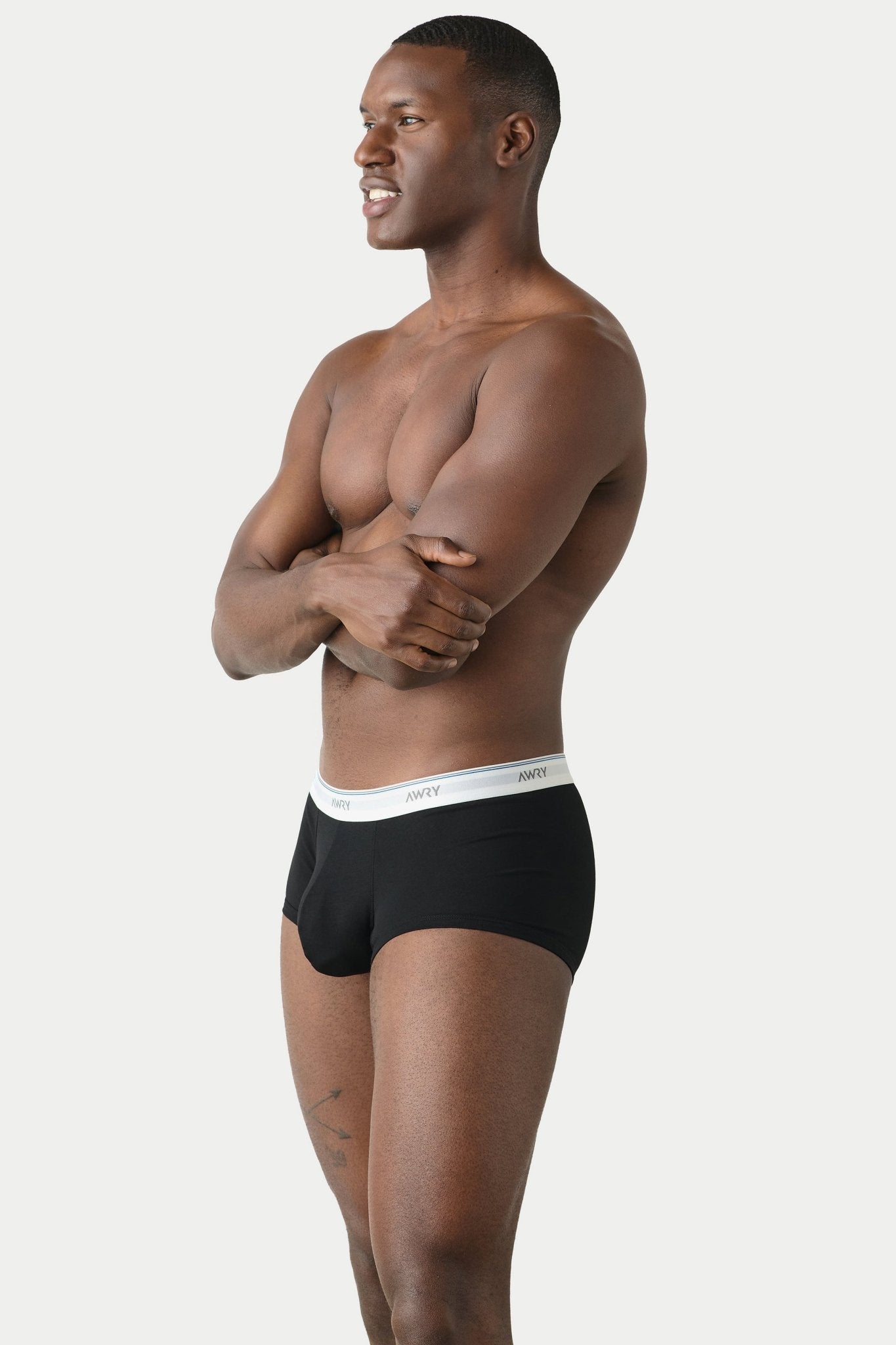 THROWBACK Trunks - Black - AWRY