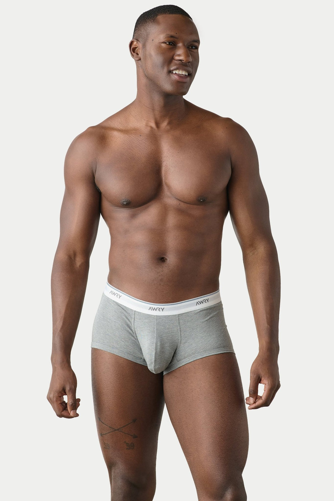 THROWBACK Trunks - Heather Gray - AWRY