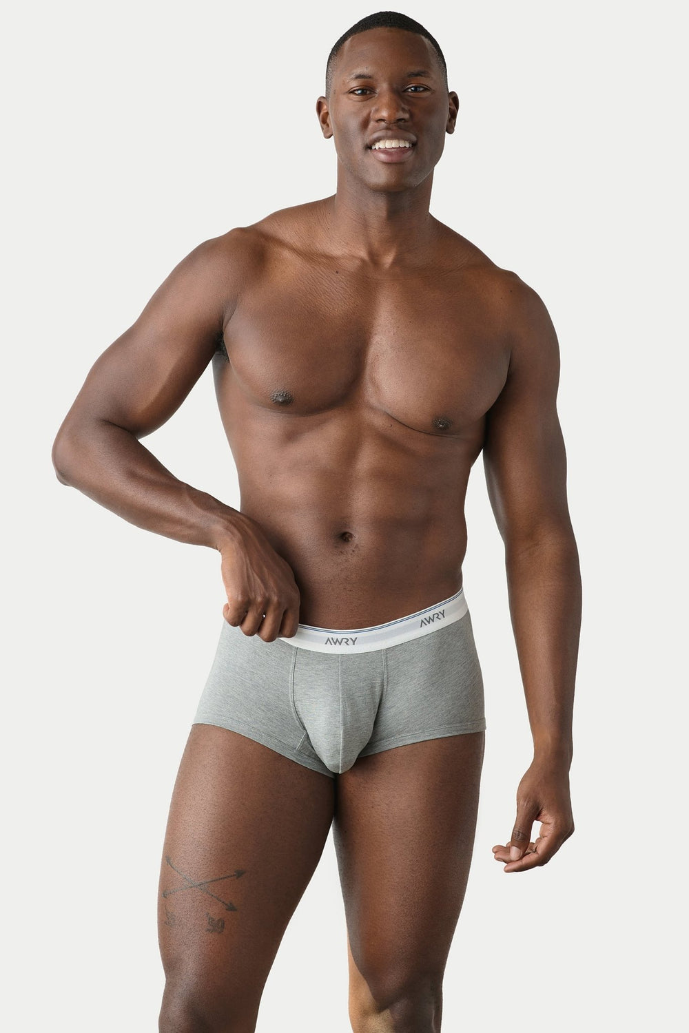 THROWBACK Trunks - Heather Gray - AWRY