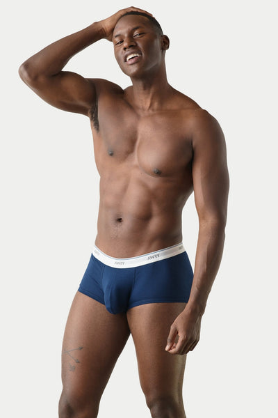 THROWBACK Trunks - Navy - AWRY