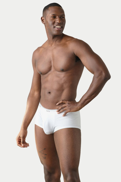 THROWBACK Trunks - White - AWRY