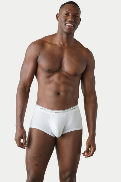 THROWBACK Trunks - White - AWRY