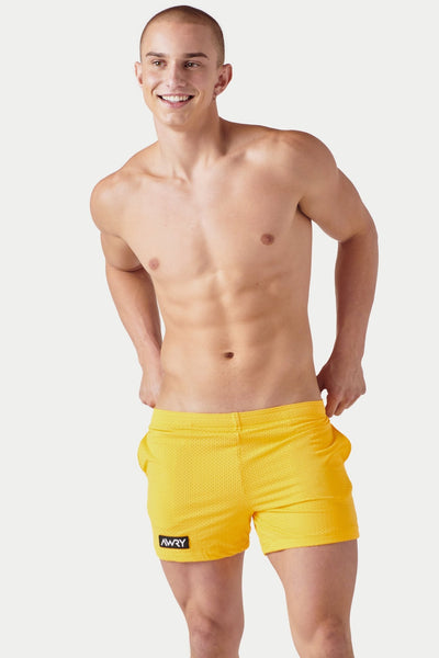 VARSITY Shorts - Amber - AWRY