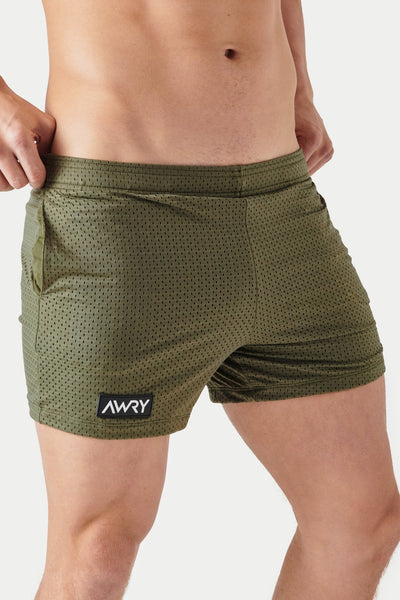 VARSITY Shorts - Army Green - AWRY
