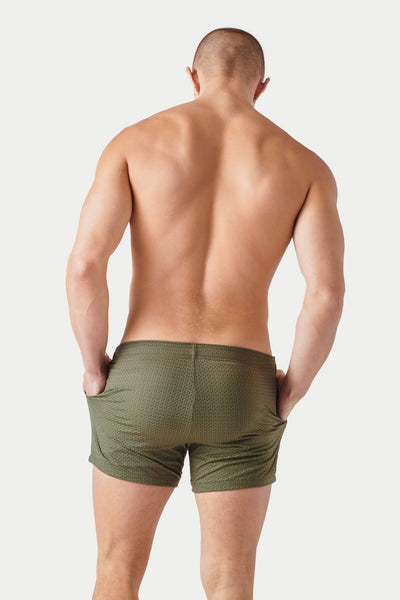 VARSITY Shorts - Army Green - AWRY