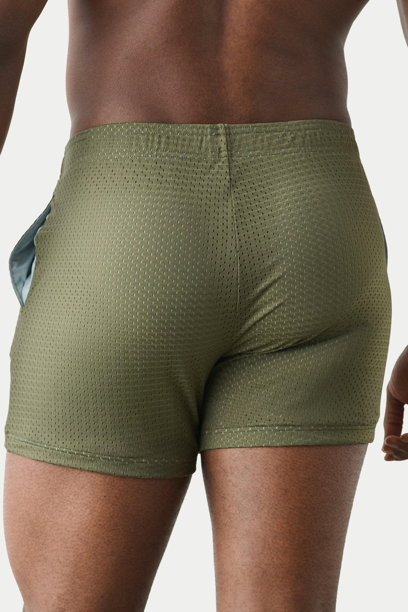 VARSITY Shorts - Army Green & Steel - AWRY